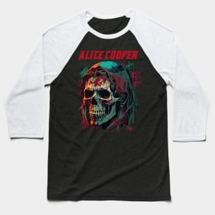 Shredding with Alice Cooper Baseball T-Shirt